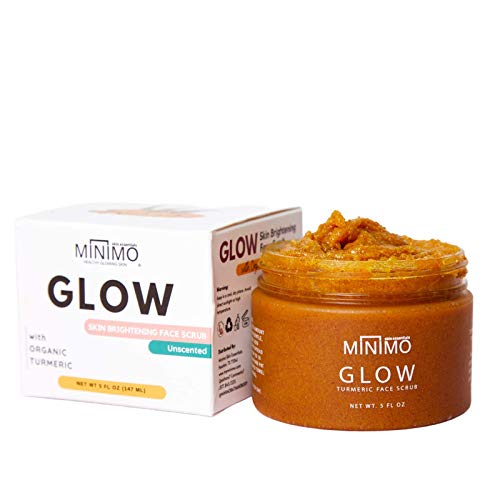 Minimo Glow Lemon Cake Skin Brightening Face Scrub for Dark Spots