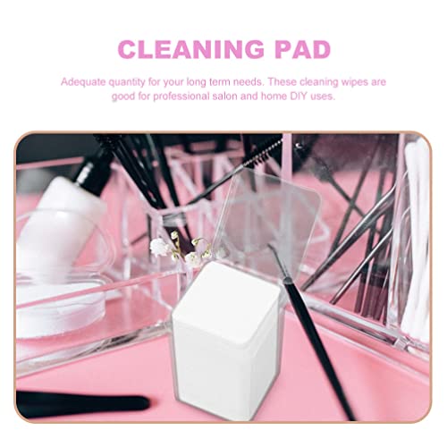 Eyelash Glue Removing Cotton Pad: 800pcs Lash Extension Glue Wipes Nail Polis...