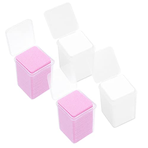 Eyelash Glue Removing Cotton Pad: 800pcs Lash Extension Glue Wipes Nail Polis...