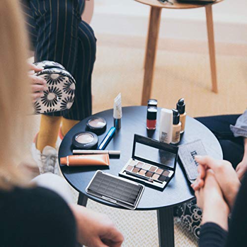 Minkissy 2Pcs Empty Makeup Palette Refillable Makeup Container Case with 24 G...