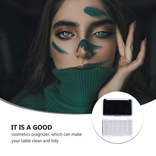 Minkissy 2Pcs Empty Makeup Palette Refillable Makeup Container Case with 24 G...