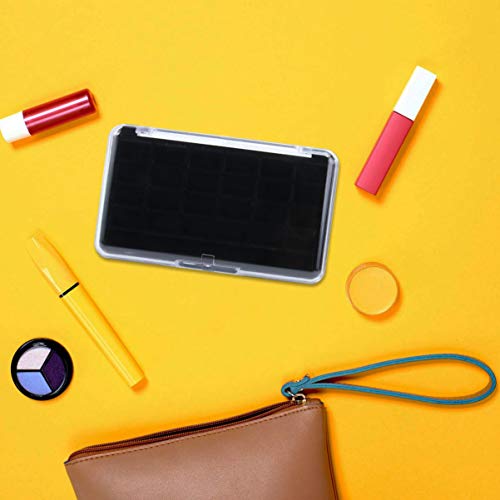 Minkissy 2Pcs Empty Makeup Palette Refillable Makeup Container Case with 24 G...