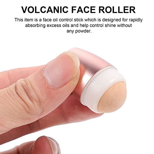 Minkissy Face Oil Absorbing Roller Volcanic Stone Skin Deoiling Product for