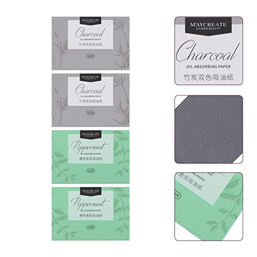 Minkissy Oil Absorbing Sheets Oil Absorbing Papers Face Facial Natural Oil Co...