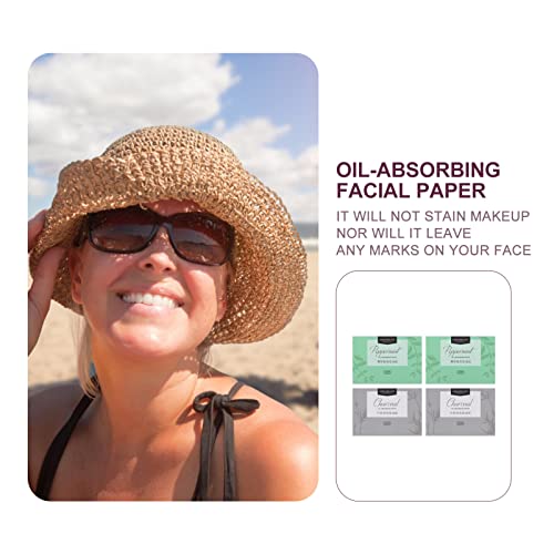 Minkissy Oil Absorbing Sheets Oil Absorbing Papers Face Facial Natural Oil Co...
