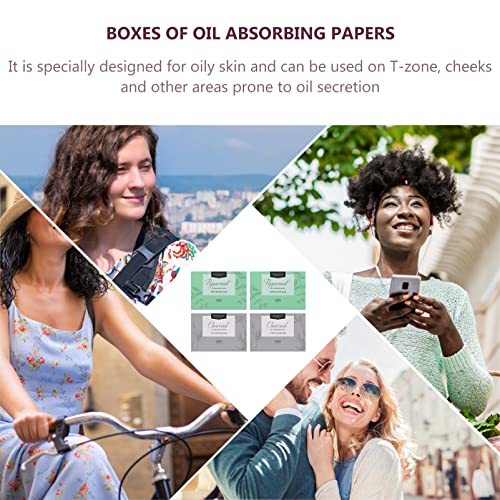 Minkissy Oil Absorbing Sheets Oil Absorbing Papers Face Facial Natural Oil Co...