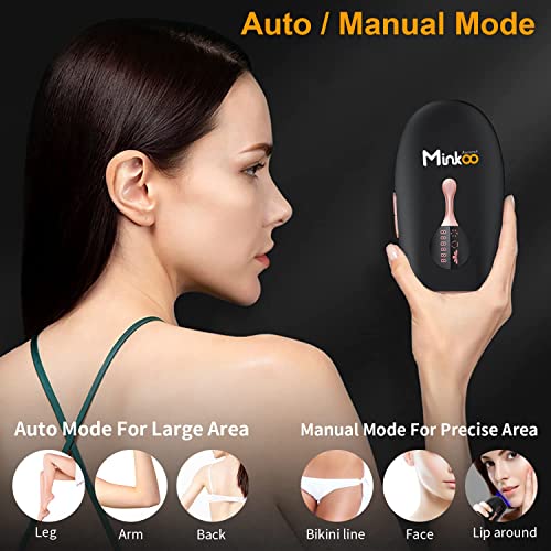 IPL Laser Hair Removal for Women and Men Ice Cooling - MinKoo Aurora Painless...