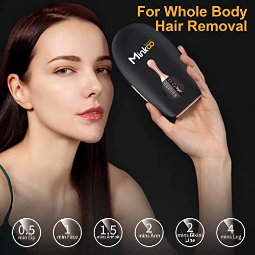 IPL Laser Hair Removal for Women and Men Ice Cooling - MinKoo Aurora Painless...