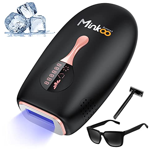 IPL Laser Hair Removal for Women and Men Ice Cooling - MinKoo Aurora Painless...