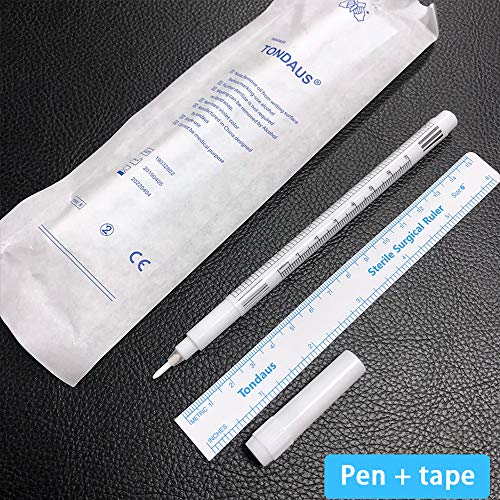 1PC Tattoo Surgical Pen Marker,White Surgical Eyebrow Tattoo Skin Marker Pen ...