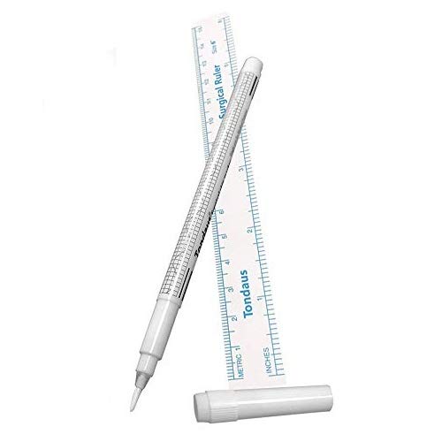 1PC Tattoo Surgical Pen Marker,White Surgical Eyebrow Tattoo Skin Marker Pen ...