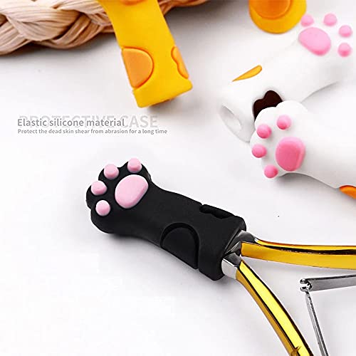 3Pcs/Set Cute Cat Paw Shape Silicone Nipper Cover Protective Sleeve Cases For...