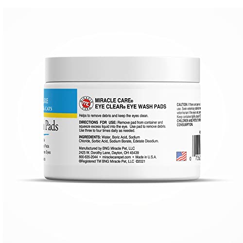 Miracle Care by MiracleCorp/Gimborn Eye Clear Sterile Eye Wash Pads, 90-Count...