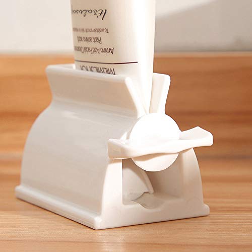 Toothpaste Roller Squeezer Set of 2 Rolling Tube Toothpaste Holder Stand Bath...