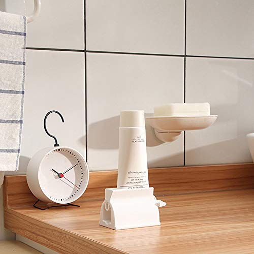 Toothpaste Roller Squeezer Set of 2 Rolling Tube Toothpaste Holder Stand Bath...