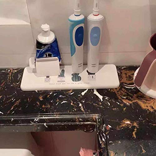 Toothpaste Roller Squeezer Set of 2 Rolling Tube Toothpaste Holder Stand Bath...