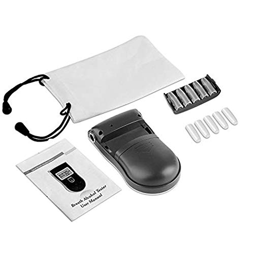 Breathalyzer Professional Grade Portable Breath Digital Display Alcohol Teste...