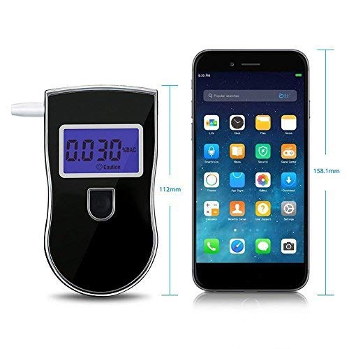 NEW AT-818 Alcohol Tester Professional Breath Breathalyzer LED Digital Alcoho...