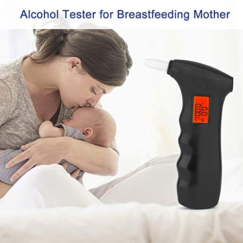 Professional Breathalyzer, Portable Breath Alcohol Tester Digital Alcohol Det...