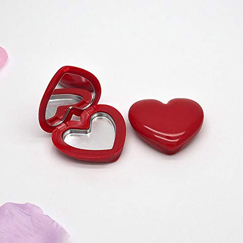 MISAZ 16 Pieces Empty Eyeshadow Case, Cute Heart Shape Refillable Eyeshadow P...