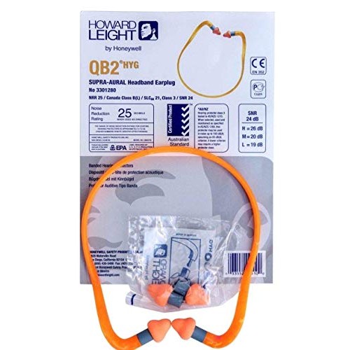 Howard Leight by Honeywell Quiet Band Shooting Earplugs 3 Pairs, (Contains 3 ...