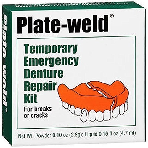 Plate Weld Temporary Emergency Denture Repair Kit - 1 Ea by Plate Weld