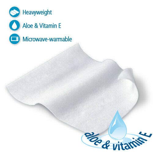 Sage Bath 7989 Pack of 8 Cleansing Washcloths Fragrance & Rinse Free Standard...