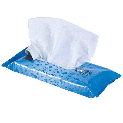 Sage Bath 7989 Pack of 8 Cleansing Washcloths Fragrance & Rinse Free Standard...