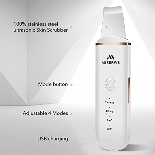 Skin Scrubber Face Skin Spatula Blackhead Remover Pore Cleaner Face Beauty Li...