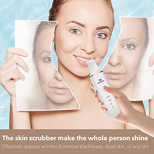 Skin Scrubber Face Skin Spatula Blackhead Remover Pore Cleaner Face Beauty Li...
