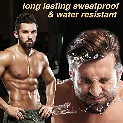 Beard Pencil Filler for man Water Proof Beard pen and beard brush Long Lastin...