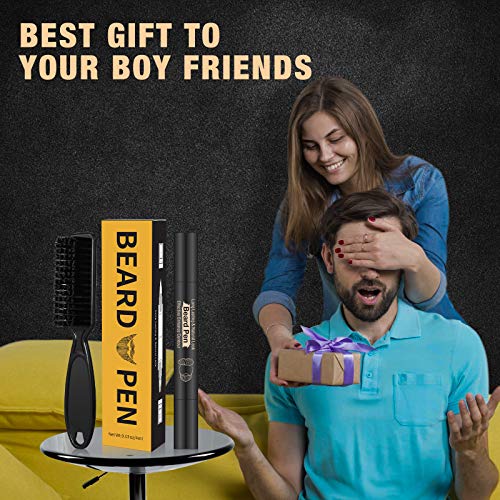 Beard Pencil Filler for man Water Proof Beard pen and beard brush Long Lastin...