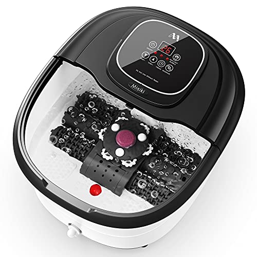 Foot Spa Misiki Foot Bath Massager with Heat & 3 Automatic Modes and 6 Motori...