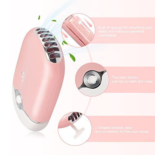 MISMXC Eyelash Fan,Rechargeable Handheld Mini Fan Lash Dryer with Built in Sp...
