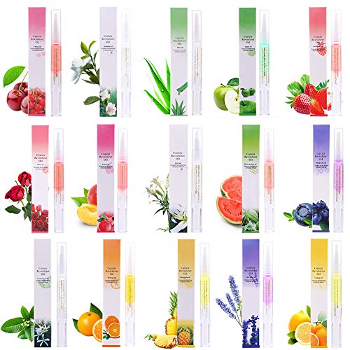 15Pcs Cuticle Oil Pen for Nail Care Products Kit Hangnail Treatment for Damag...