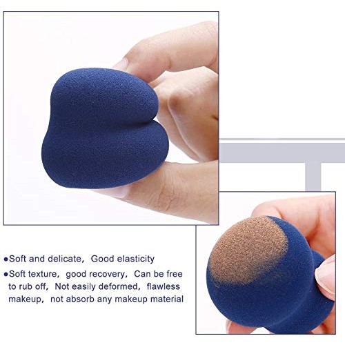 Miss Gorgeous London Makeup Sponge Set Blender Beauty Foundation Blending Spo...