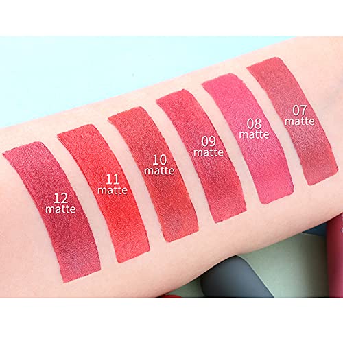 MISS ROSE M New 6 Color Mousse Velvet Lipstick Set, makeup set for women , Lo...
