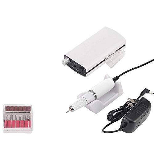 Miss Sweet Portable Nail Drill Machine Rechargeable Electric Nail File for Ac...