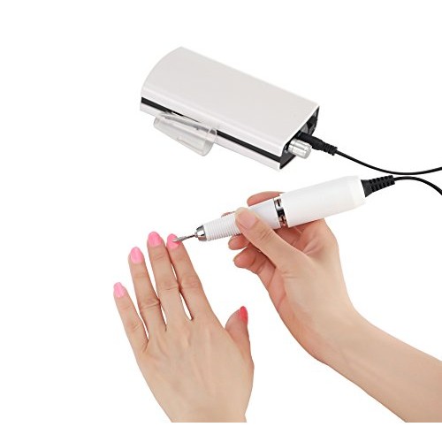 Miss Sweet Portable Nail Drill Machine Rechargeable Electric Nail File for Ac...