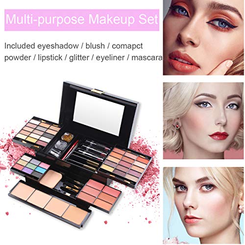 All In One Makeup Kit, Multi-Purpose Makeup Gift Set 49 Colors Combination Pa...