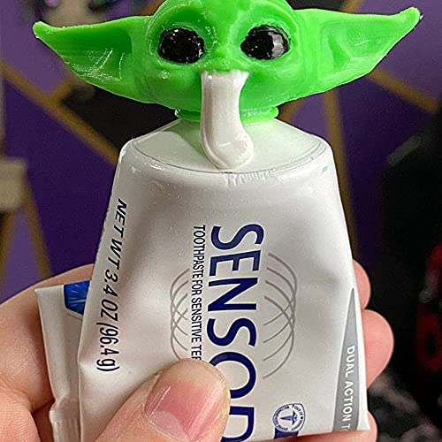MITAOSLIM Baby Yoda Toothpaste Cap Dispenser 3D Printed Total Whitening/Pro-H...