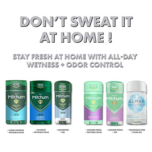 Mitchum Antiperspirant Deodorant Stick for Women, Triple Odor Defense Gel, 48...