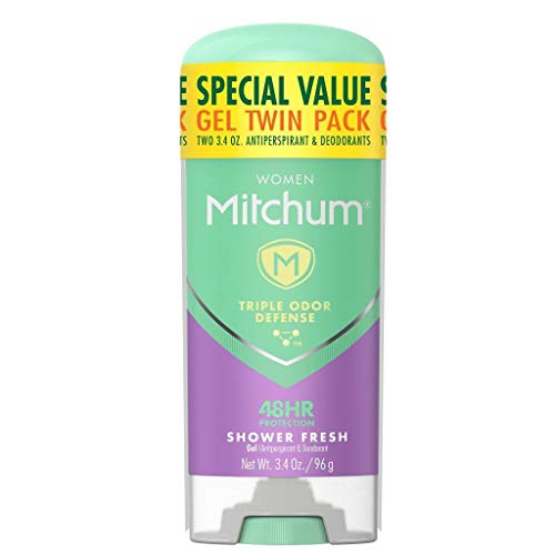 Mitchum Antiperspirant Deodorant Stick for Women, Triple Odor Defense Gel, 48...