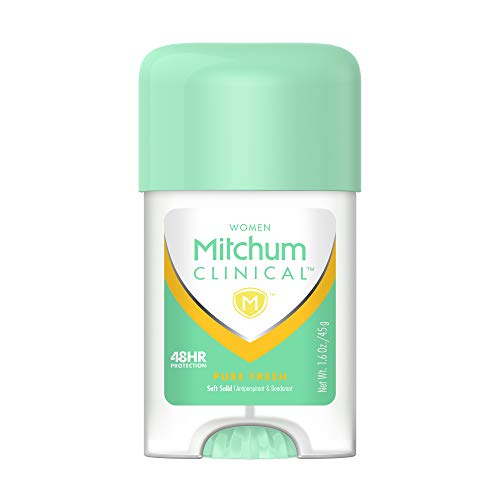 Mitchum Women Clinical Soft Solid Antiperspirant Deodorant, Pure Fresh, 1.6 O...