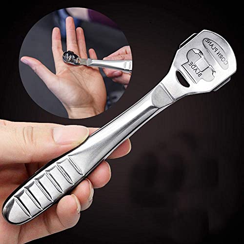 Hand Callus Remover, Palm Finger Thumb Callus Shaver Titania with 10 Blades f...