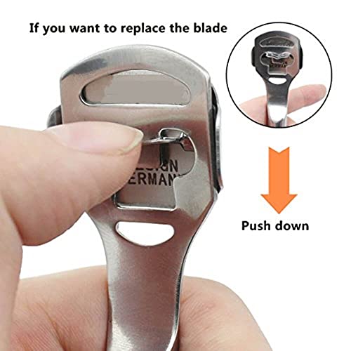 Hand Callus Remover, Palm Finger Thumb Callus Shaver Titania with 10 Blades f...