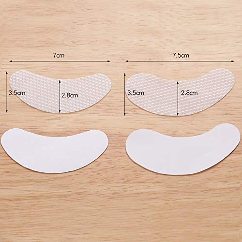 100 Pairs Eyelash Extension Gel Patches Kit, Under Eye Gel Pads Lint Free Las...