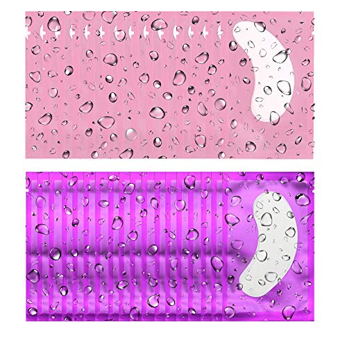 100 Pairs Eyelash Extension Gel Patches Kit, Under Eye Gel Pads Lint Free Las...