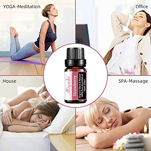 Strawberry Essential Oil for Diffuser, Humidifier, Massage, Massage, Sleep, B...