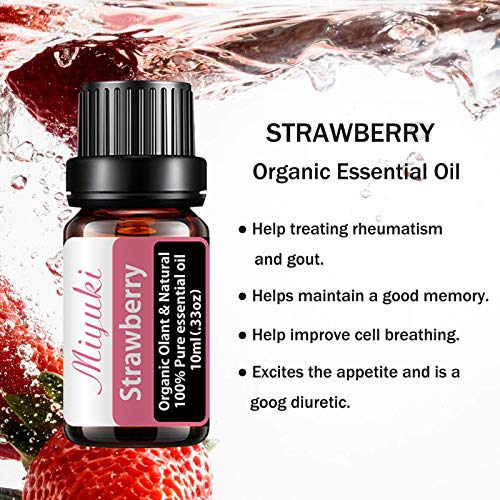 Strawberry Essential Oil for Diffuser, Humidifier, Massage, Massage, Sleep, B...